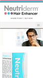 Mobile Screenshot of neutridermhair.com
